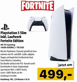 Cosmos Playstation 5 Slim inkl. Laufwerk Fortnite Edition Angebot