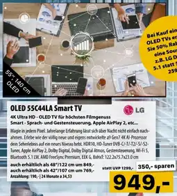 Cosmos LG OLED 55C44LA Smart TV Angebot