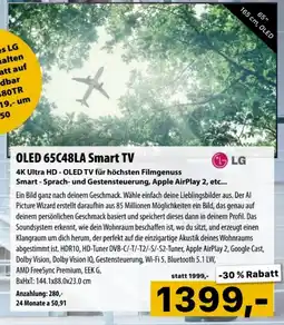 Cosmos LG OLED 65C48LA Smart TV Angebot