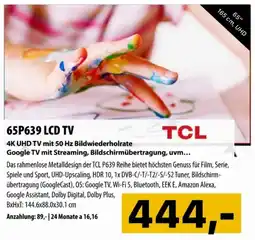 Cosmos TCL 65P639 LCD TV Angebot