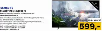 Cosmos SAMSUNG UE65DU7170 Crystal UHD TV Angebot