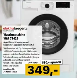 Cosmos elektrabregenz Waschmaschine WAF 71429 Angebot