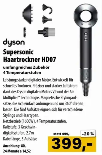 Cosmos dyson Supersonic Haartrockner HD07 Angebot