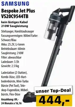 Cosmos SAMSUNG Bespoke Jet Plus VS20C9544TB Angebot