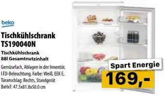 Cosmos beko Tischkühlschrank TS190040N Angebot