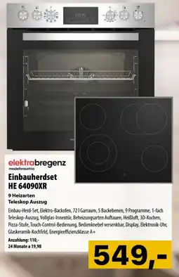 Cosmos elektrabregenz Einbauherdset HE 64090XR Angebot