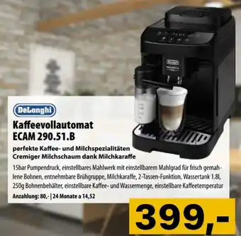 Cosmos DeLonghi Kaffeevollautomat ECAM 290.51.B Angebot