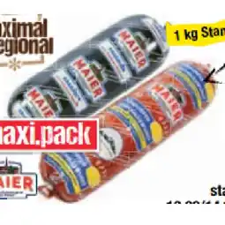 Maximarkt Polnische, Rauchkäswurst, Mährische, Käswurst oder Krakauer Maximarkt Angebot