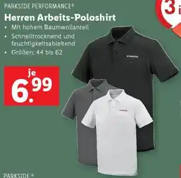 Lidl PARKSIDE PERFORMANCE Herren Arbeits-Poloshirt Angebot