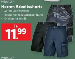 Lidl PARKSIDE Herren Arbeitsshorts Angebot
