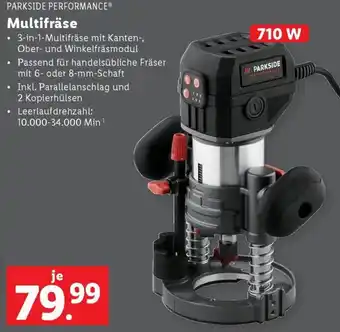 Lidl PARKSIDE PERFORMANCE Multifräse Angebot