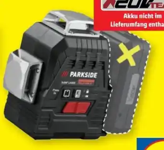 Lidl Parkside Performance Akku-Kreuzlinienlaser Angebot