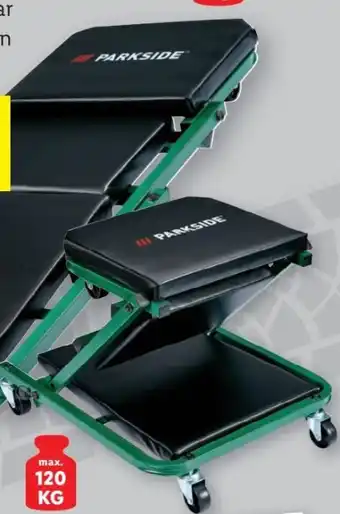 Lidl Parkside Montage-Rollbrett-Werkstatthocker Angebot