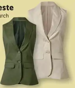 Lidl Esmara Damen Leinen-Weste Angebot