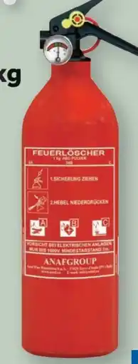 Lidl Anaf Group Pulver-Feuerlöscher Angebot