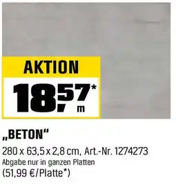 OBI Beton Angebot
