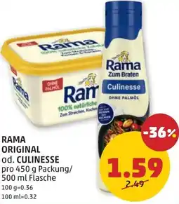 PENNY Rama original od. culinesse Angebot