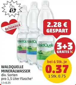 PENNY Waldquelle mineralwasser Angebot