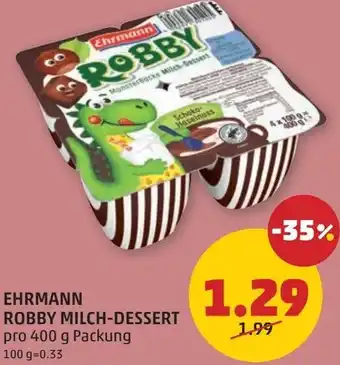 PENNY Ehrmann robby milch-dessert Angebot