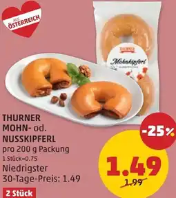 PENNY Thurner mohn-od. nusskipferl Angebot