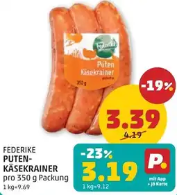 PENNY Federike puten käsekrainer Angebot