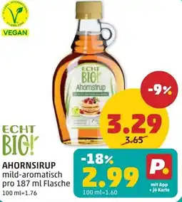 PENNY Ahornsirup Angebot