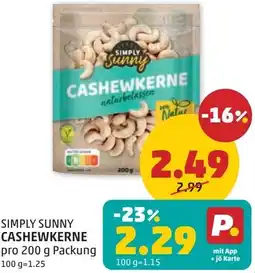 PENNY Simply sunny cashewkerne Angebot