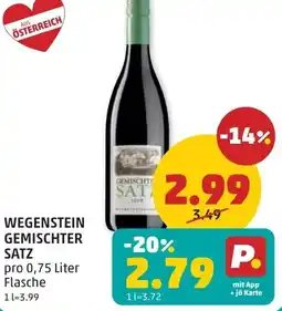 PENNY Wegenstein gemischter satz Angebot