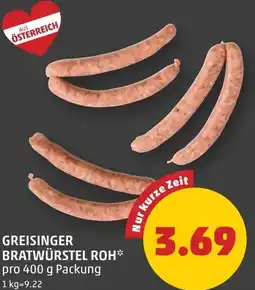 PENNY Greisinger bratwürstel roh Angebot