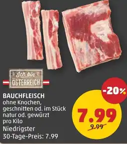 PENNY Bauchfleisch Angebot