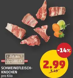PENNY Schweinefleisch knochen Angebot