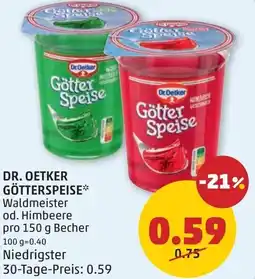 PENNY Dr. oetker götterspeise Angebot