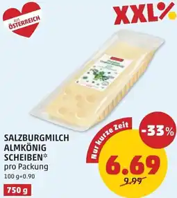 PENNY Salzburgmilch almkönig scheiben Angebot