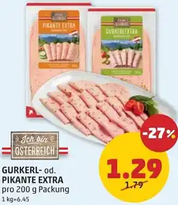 PENNY Gurkerl- od. pikante extra Angebot