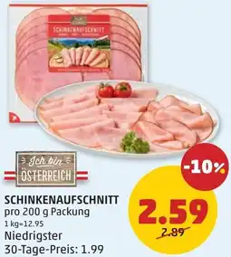 PENNY Schinkenaufschnitt Angebot