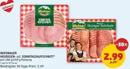 PENNY Wiesbauer heurigen- od. sonntagsaufschnitt Angebot