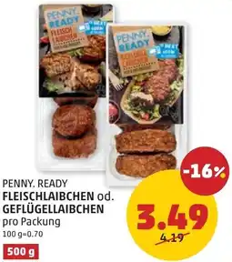 PENNY Penny. ready fleischlaibchen od. geflügellaibchen Angebot