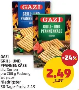 PENNY Gazi grill- und pfannenkäse Angebot