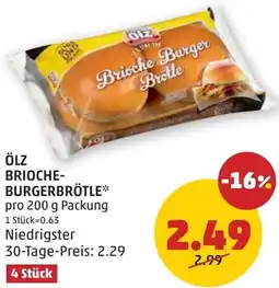 PENNY Ölz brioche burgerbrötle Angebot