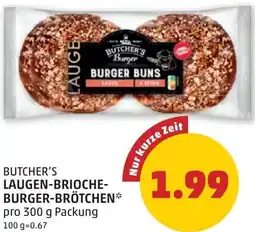 PENNY Butcher's laugen-brioche- burger-brötchen Angebot