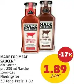 PENNY Made for meat saucen Angebot