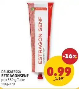 PENNY Delikatessa estragonsenf Angebot