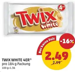 PENNY Twix white 4er Angebot