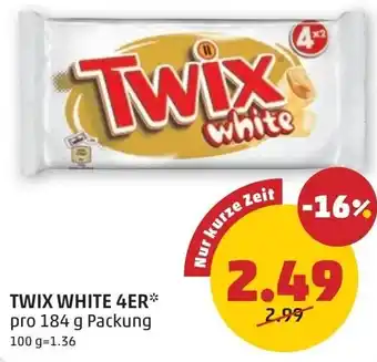 PENNY Twix white 4er Angebot