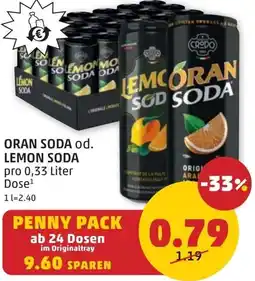 PENNY Oran soda od. lemon soda Angebot