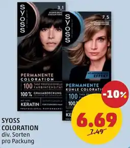 PENNY Syoss coloration Angebot