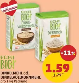PENNY Dinkelmehl od. dinkelvollkornmehl Angebot