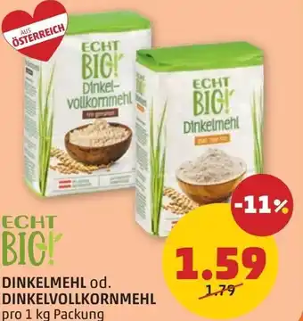PENNY Dinkelmehl od. dinkelvollkornmehl Angebot