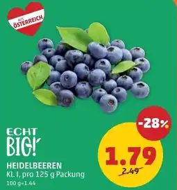 PENNY Heidelbeeren Angebot