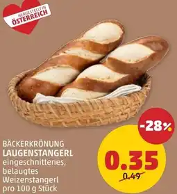 PENNY Bäckerkrönung laugenstangerl Angebot